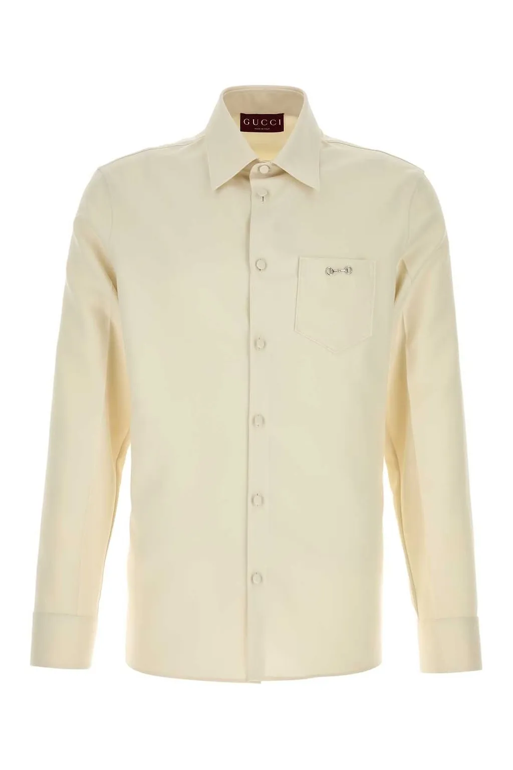 Gucci Horsebit-Embellished Twill Shirt