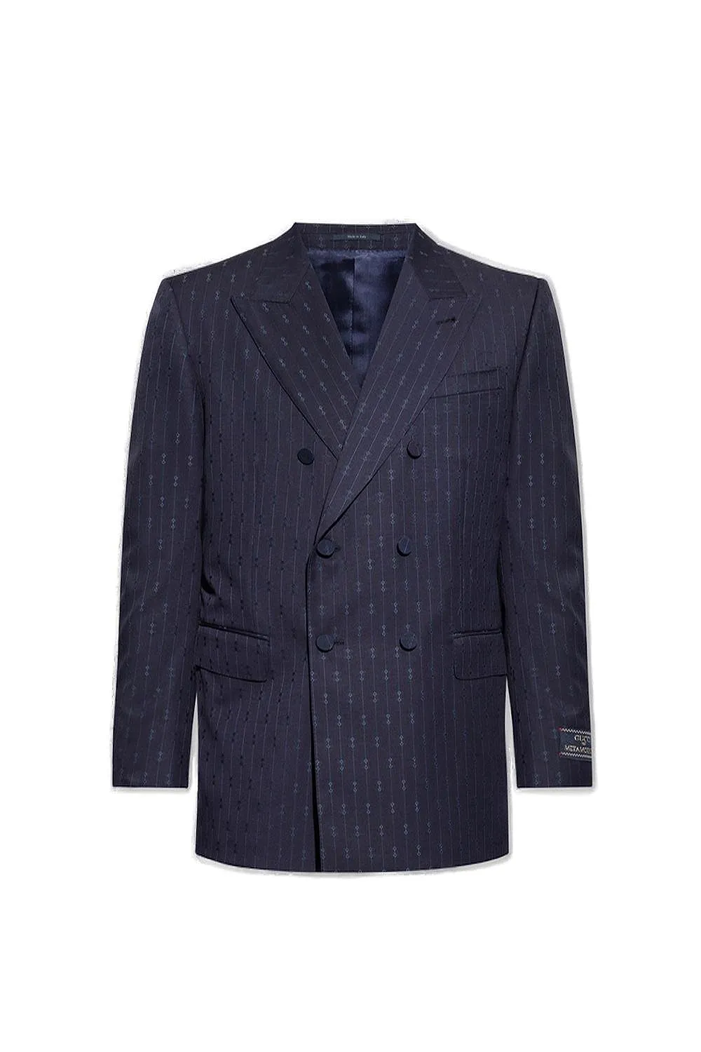 Gucci Horsebit Striped Tailored Blazer
