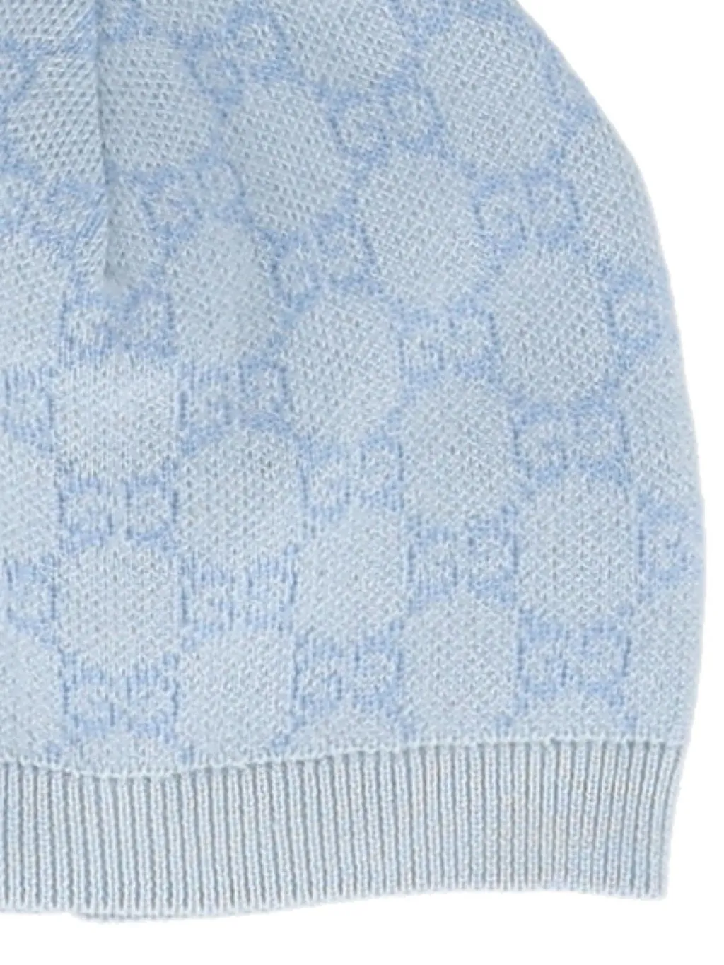 Gucci Kids Gg Monogram Pull-On Beanie Hat