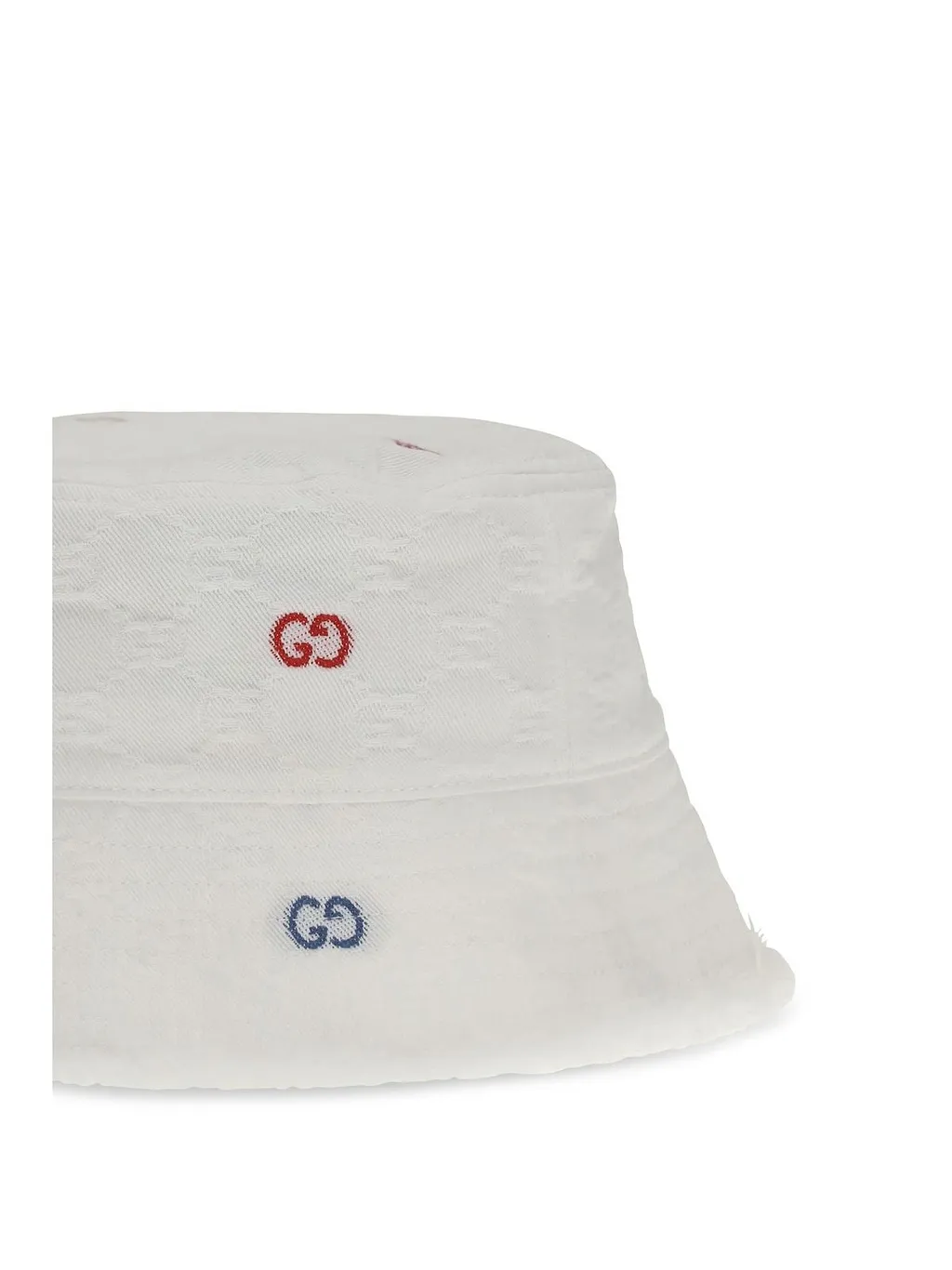 Gucci Kids Gg Supreme Logo Bucket Hat