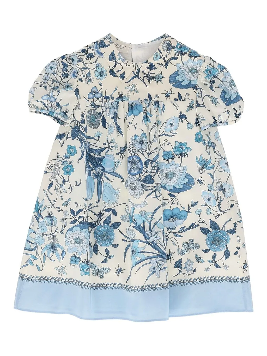 Gucci Kids Printed CrÊPe De Chine Dress