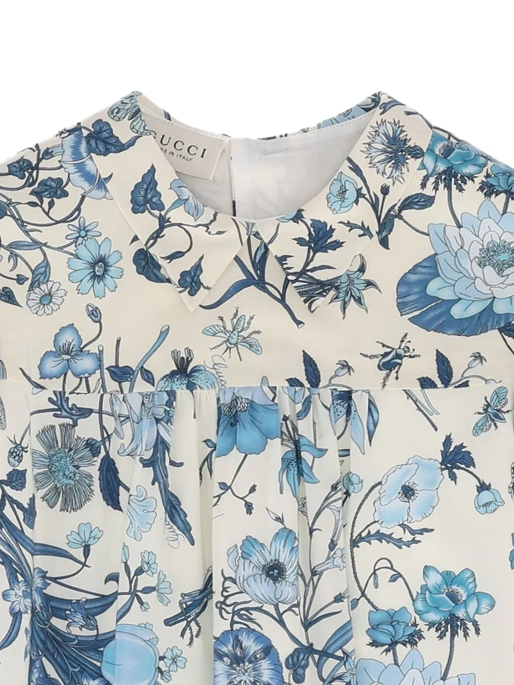 Gucci Kids Printed CrÊPe De Chine Dress