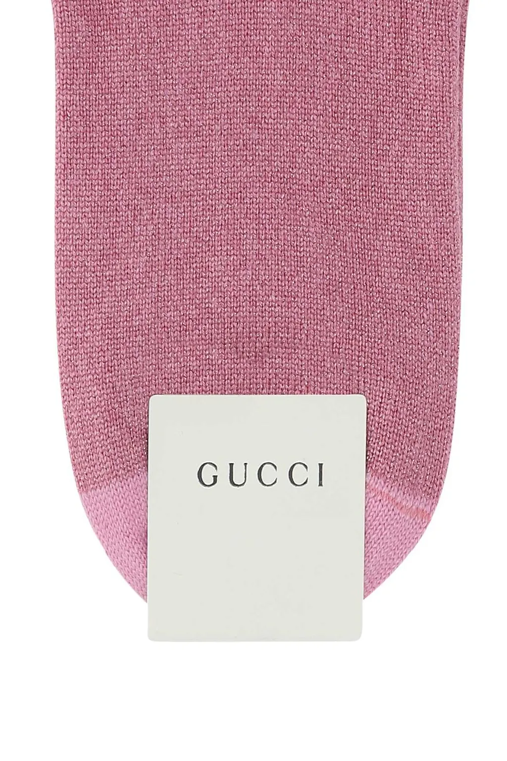 Gucci Logo Intarsia Knit Stretched Socks