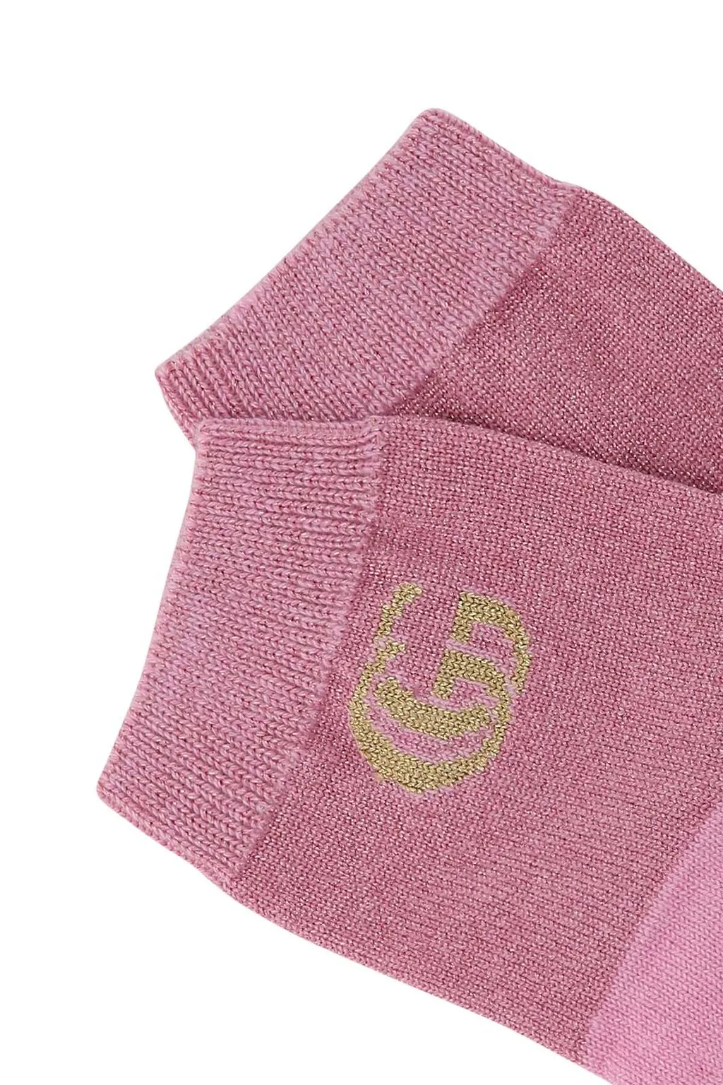 Gucci Logo Intarsia Knit Stretched Socks