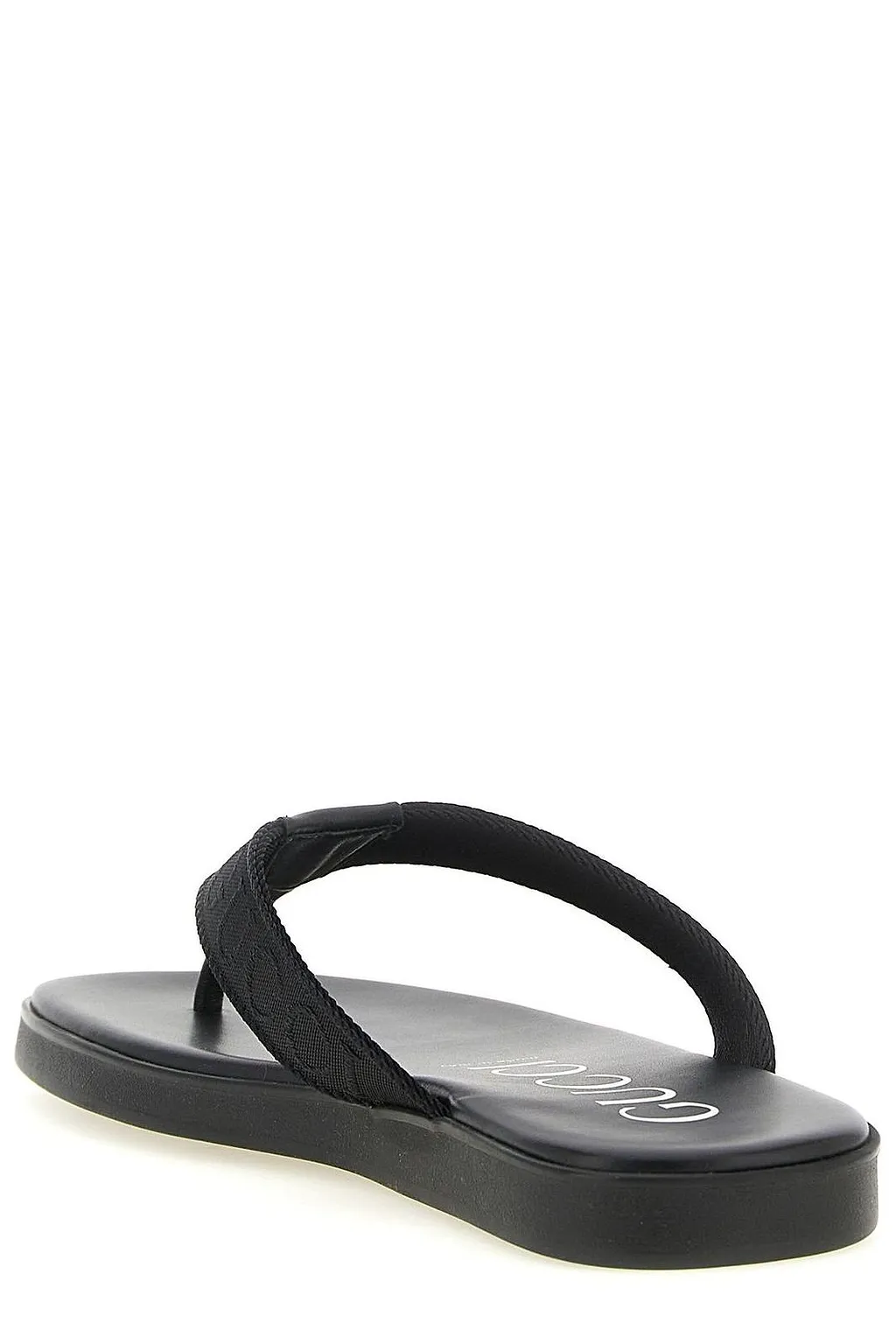 Gucci Logo Jacquard Thong Sandals