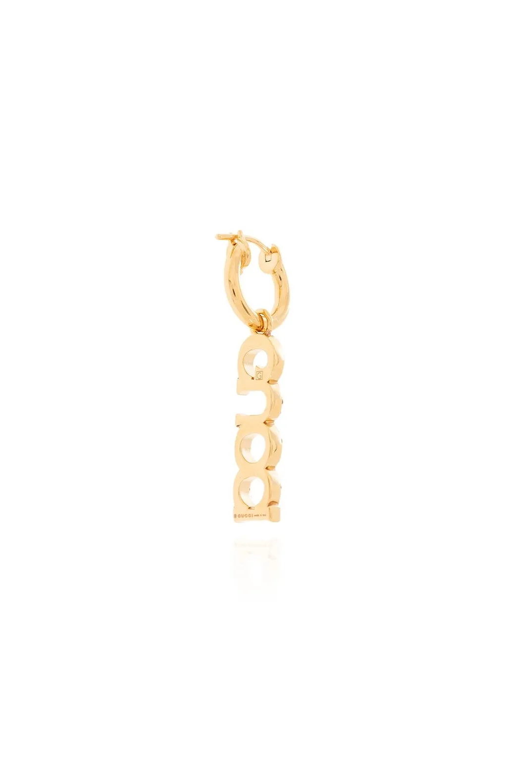 Gucci Logo Plaque Embellished Mono Earring