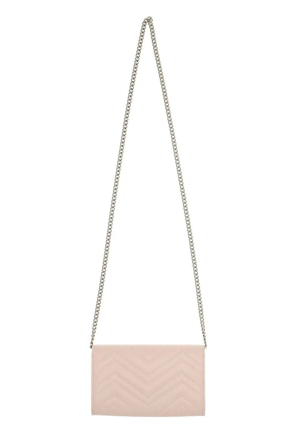 Logo Plaque Quilted Clutch Bag