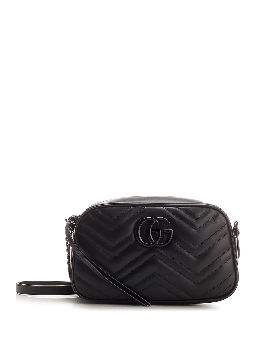 Gucci Logo Plaque Small Marmont Shoulder Bag