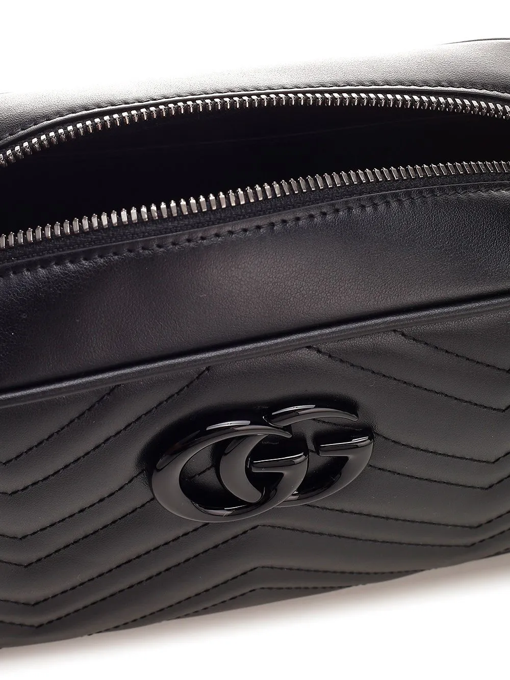 Gucci Logo Plaque Small Marmont Shoulder Bag