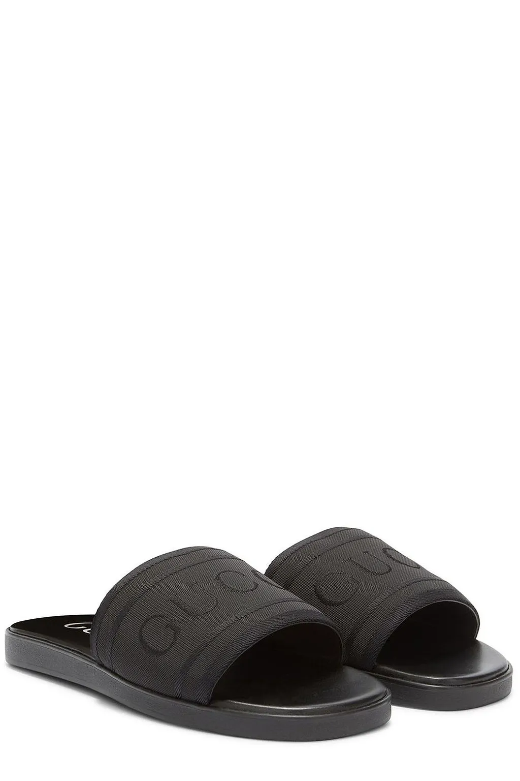 Gucci Logo Strap Slide Sandals