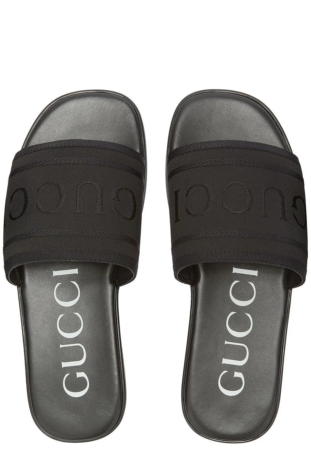 Gucci Logo Strap Slide Sandals