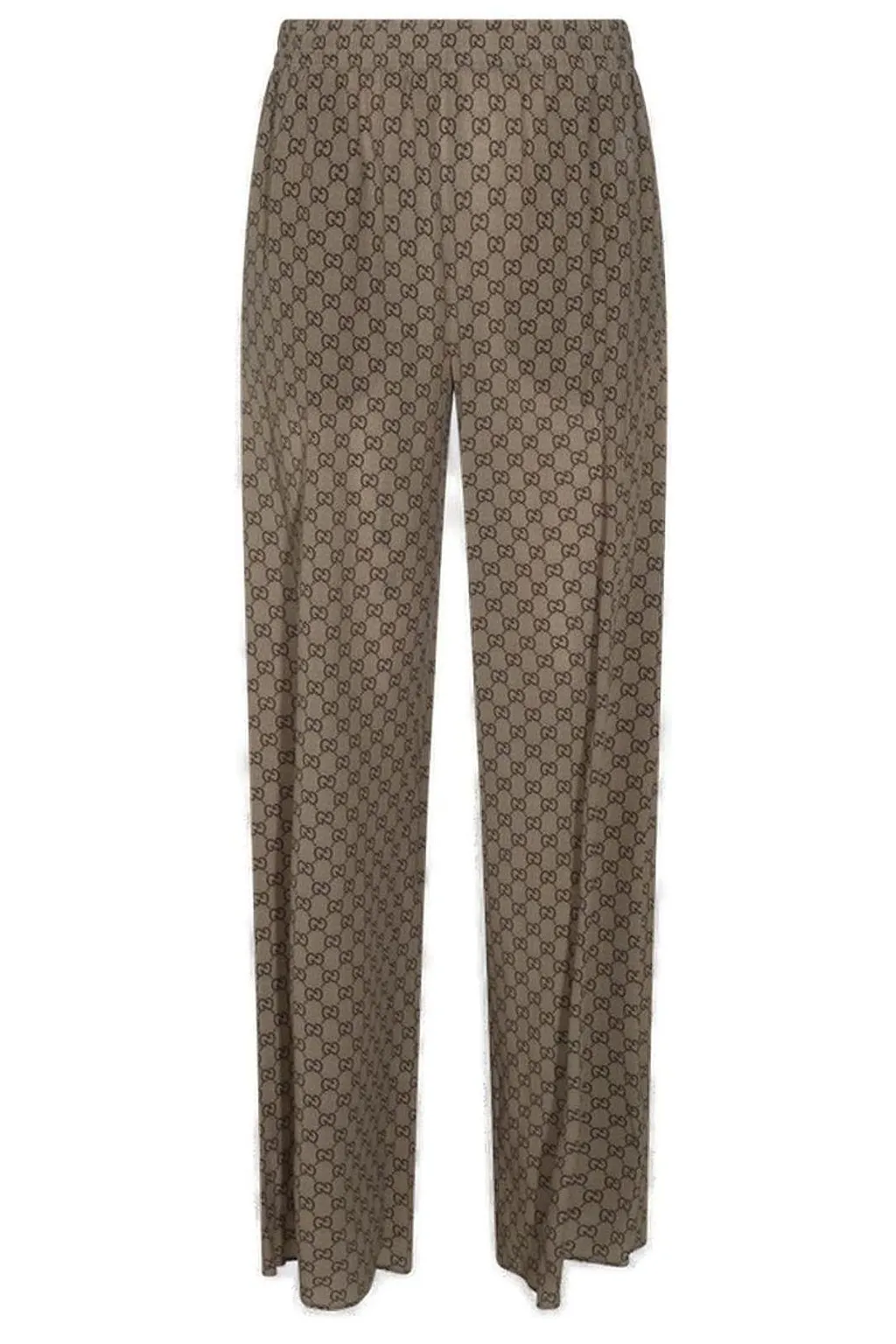 Gucci Gg Monogram Wide-Leg Pants