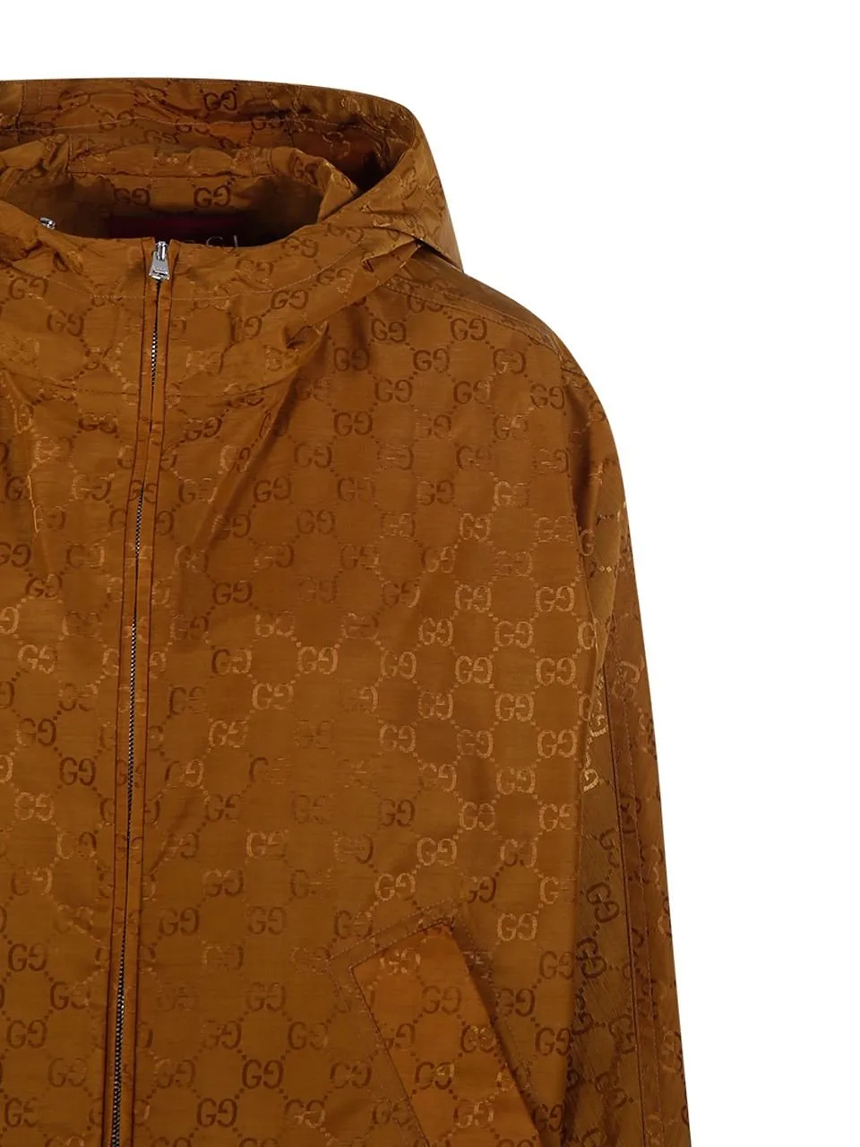 Gucci Monogrammed Zip-Up Jacket