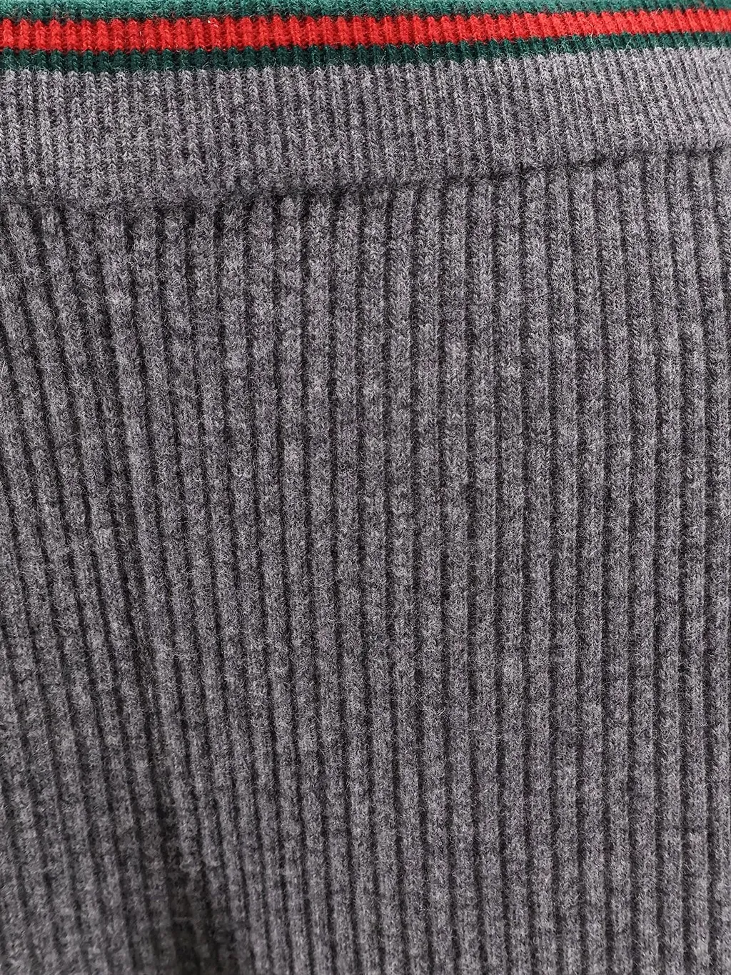 Gucci Ribbed Knit Stretch Trousers