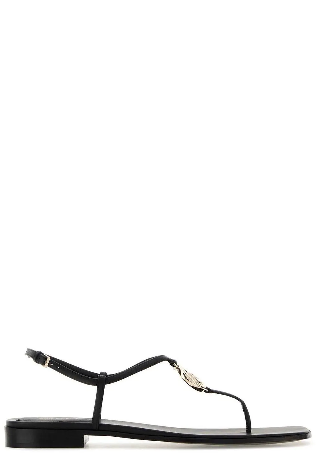Gucci Thong Logo Plaque Sandals