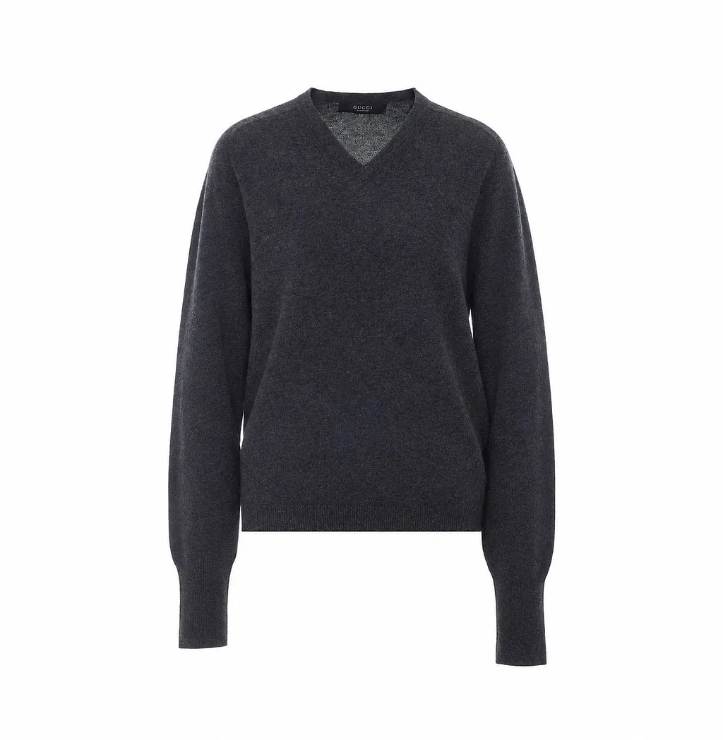 Gucci V-Neck Knitted Sweater