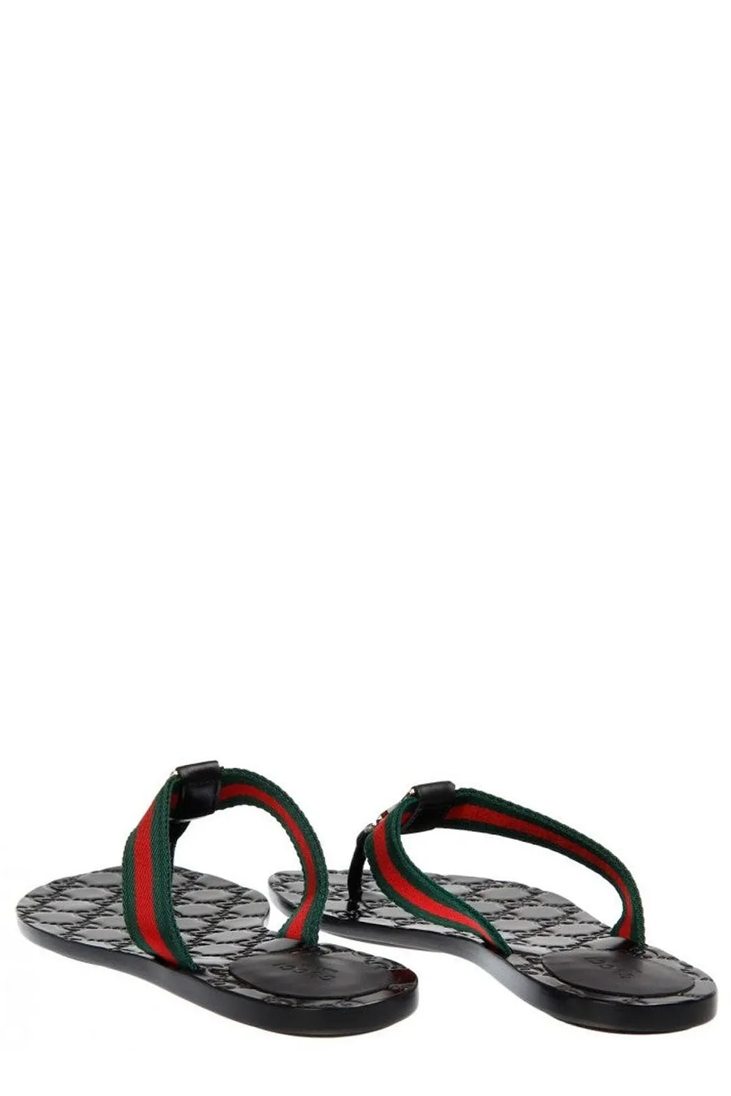 Gucci Web Detailed Thong Sandals