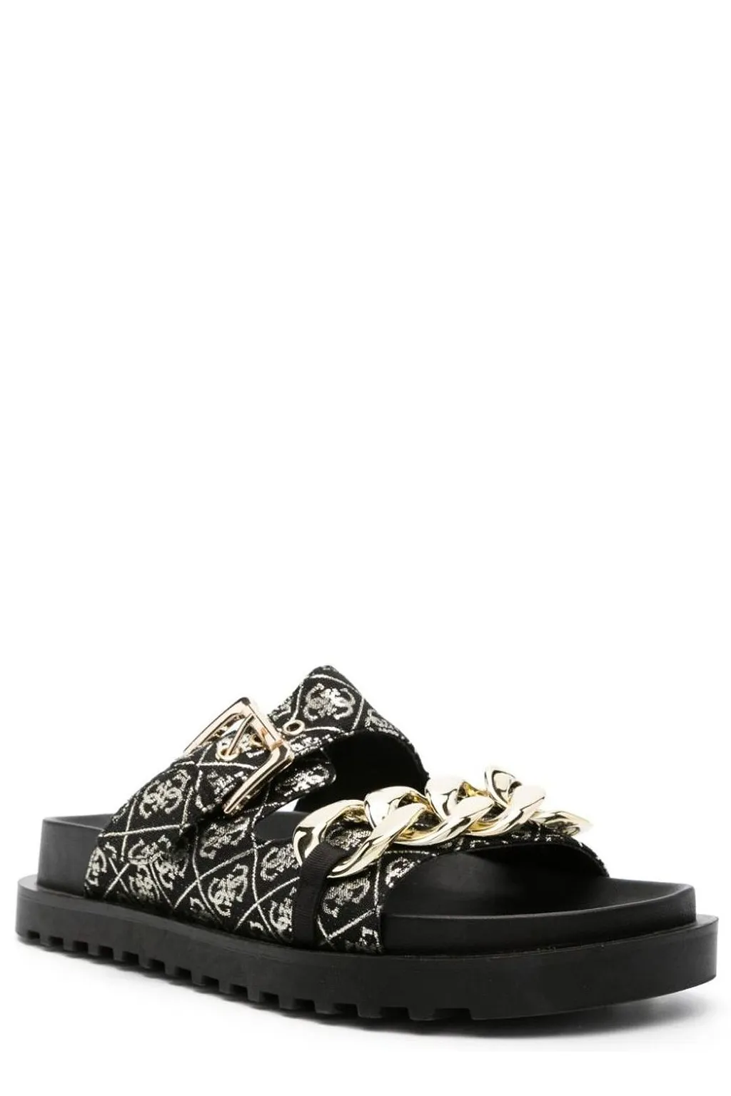 Guess Fatema Chain-Linked Open Toe Slides