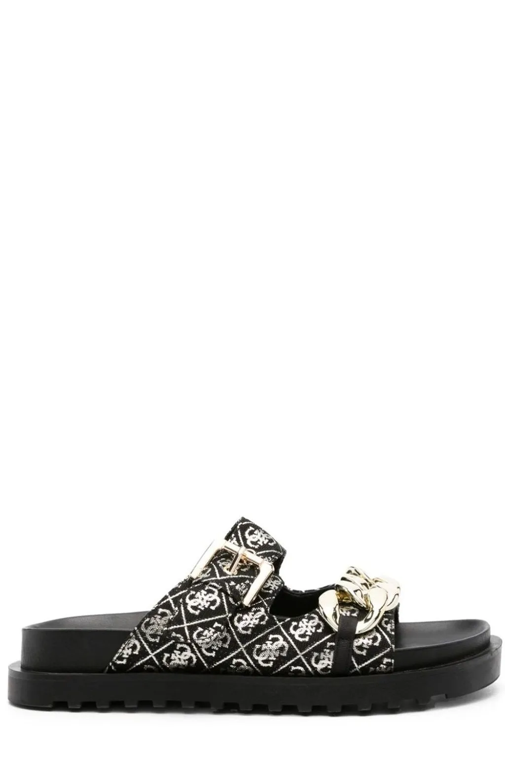 Guess Fatema Chain-Linked Open Toe Slides