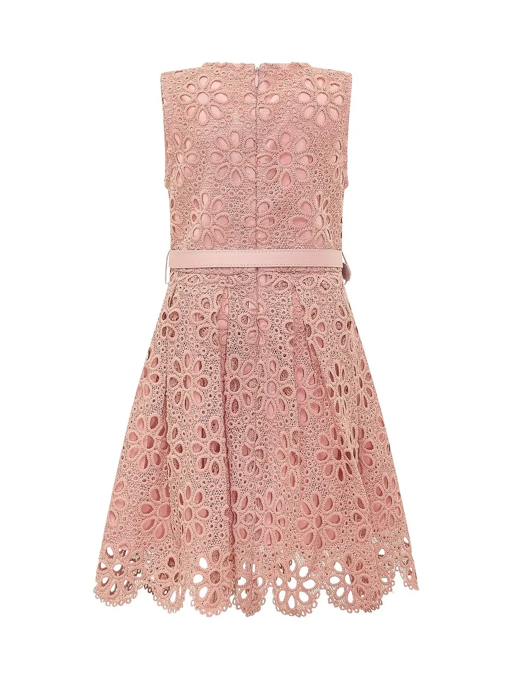 Guess Kids Belted Lace Sleeveless Dress