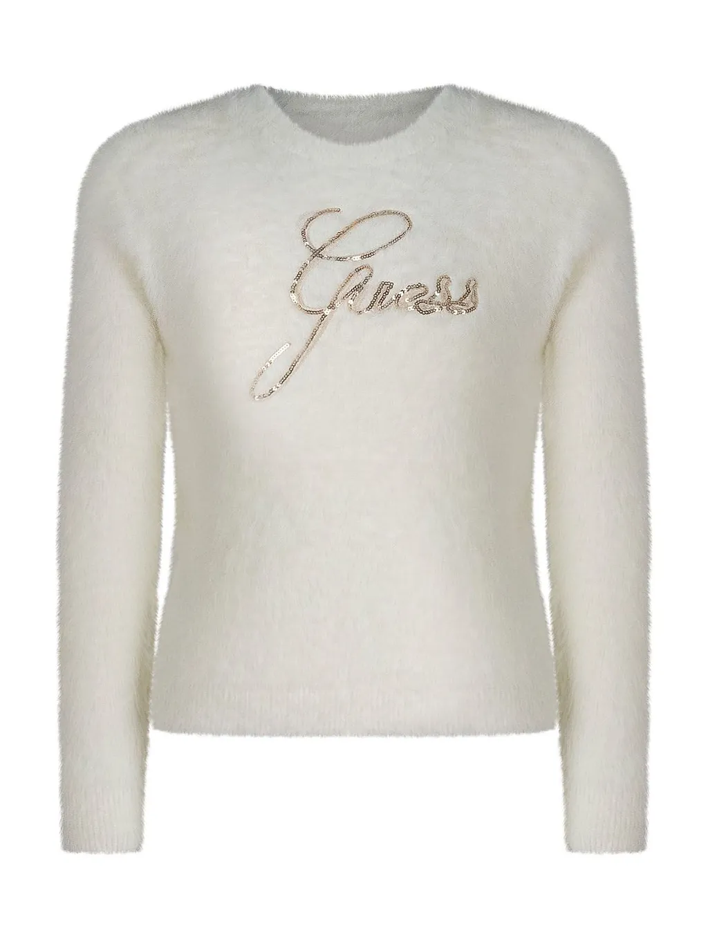 Guess Kids Logo Fuzzy Sweater