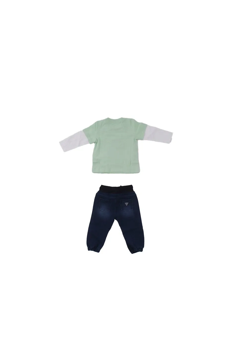 Guess Kids Logo Printed Denim Set