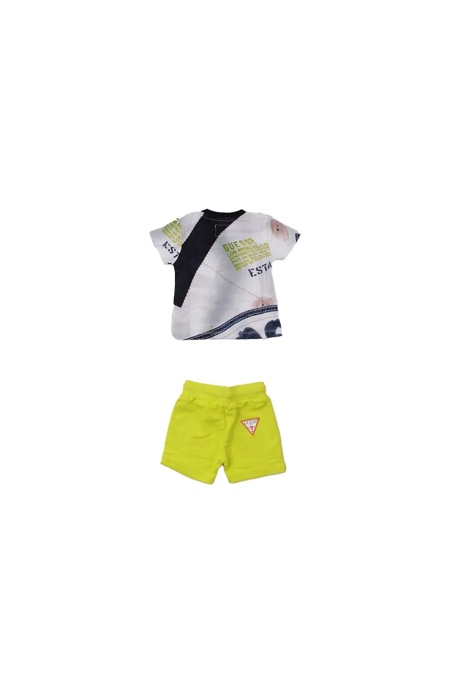 Guess Kids Logo Printed Short Set
