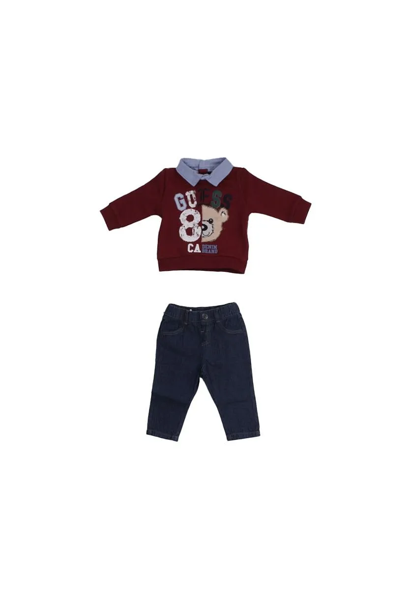 Guess Kids Logo Printed Suit