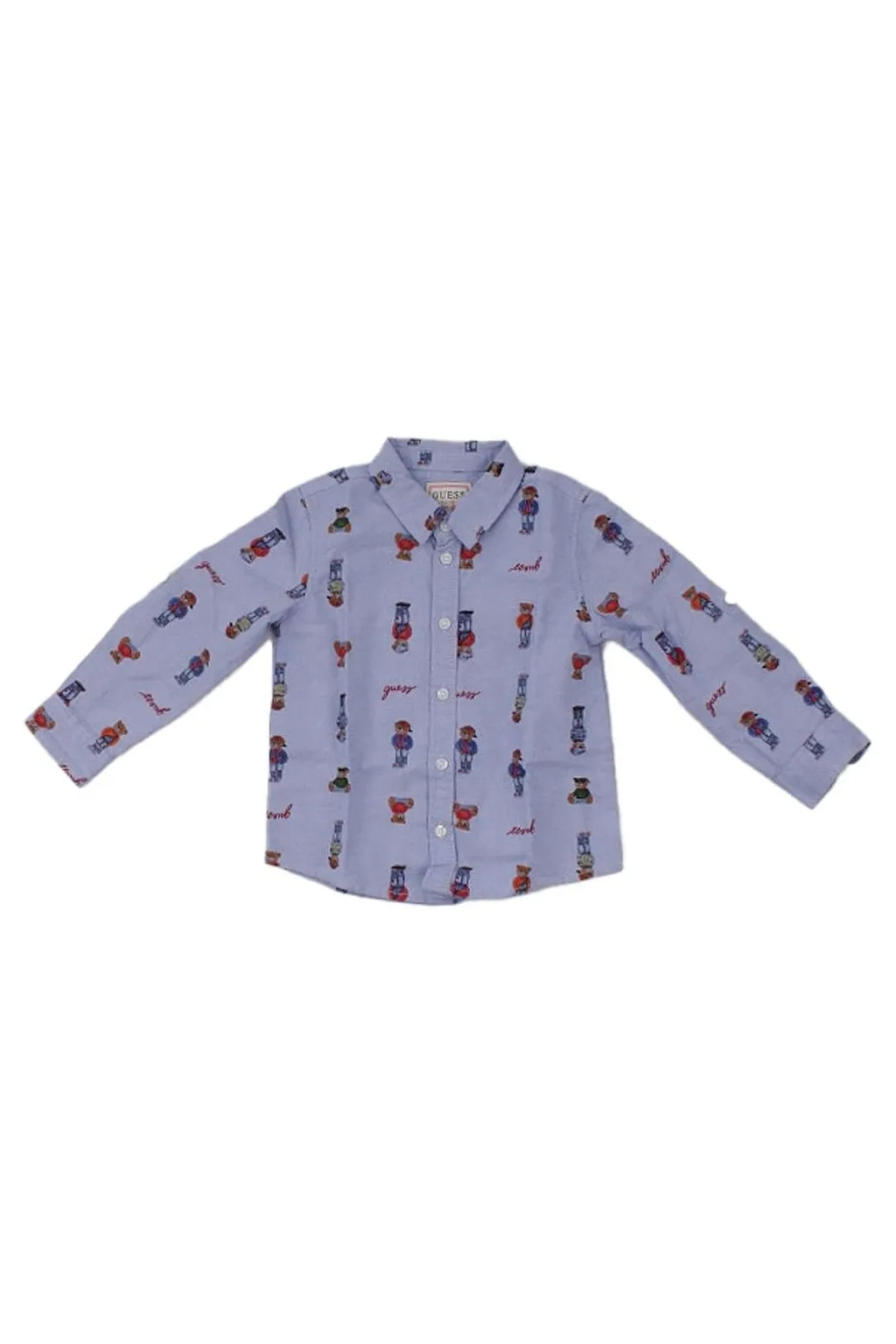 Guess Kids Oxford Adjustable Long Sleeve Shirt
