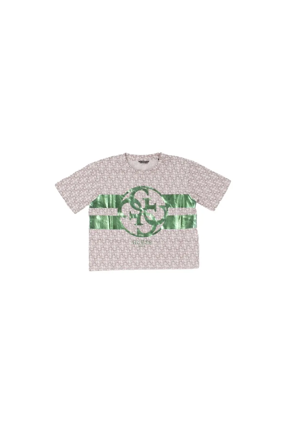 Guess Kids Round Neck Short Sleeves Printed T-Shirt