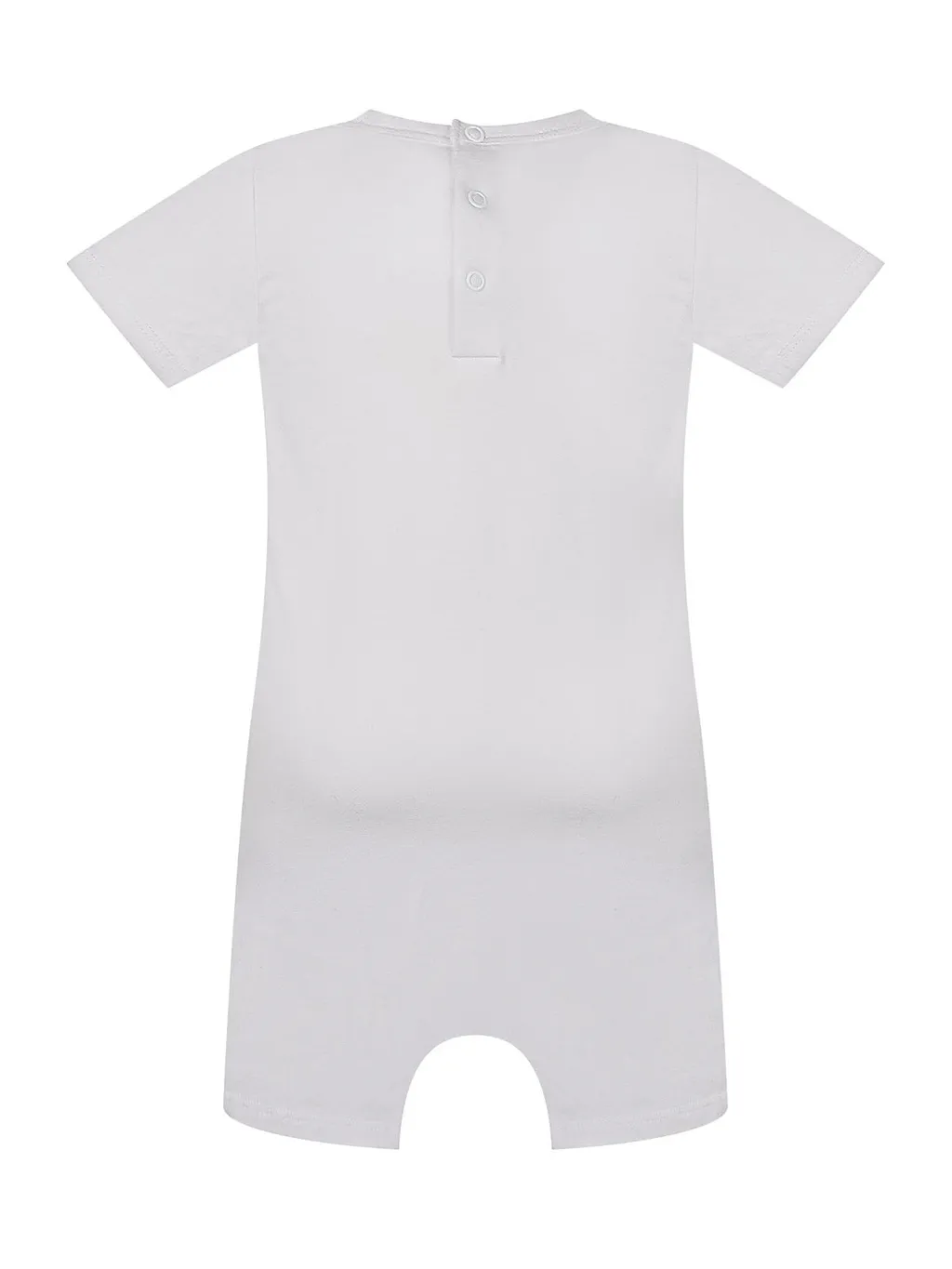 Guess Kids Teddy Print Jersey Onesie