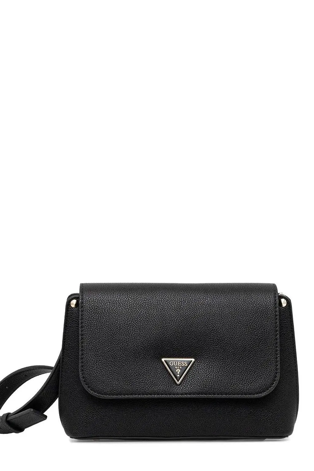 Logo-Detailed Flip-Top Crossbody Bag