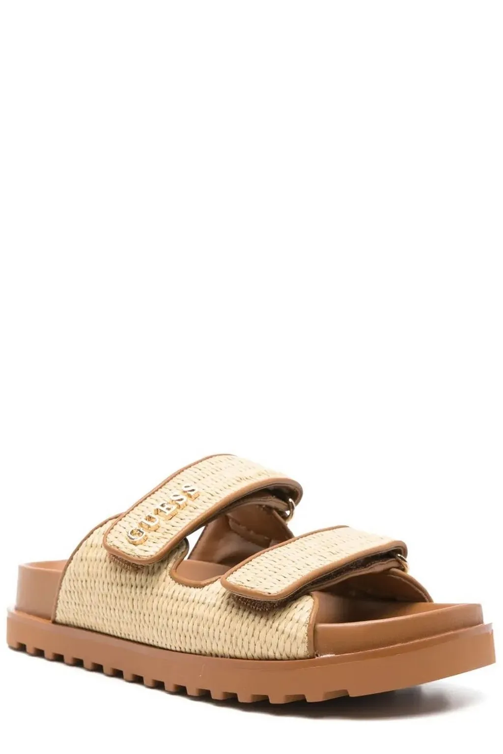 Guess Logo Lettering Open-Toe Sandals