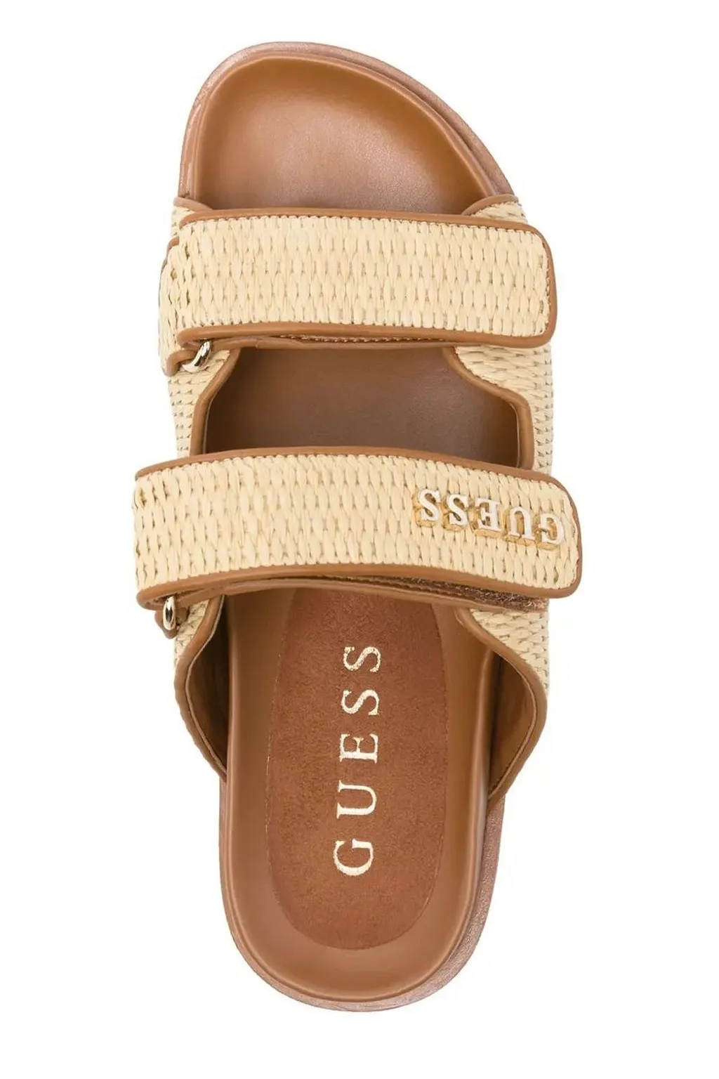 Guess Logo Lettering Open-Toe Sandals