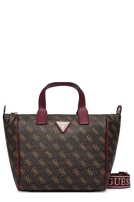 Guess Logo Patch Jacquard Tote Bag