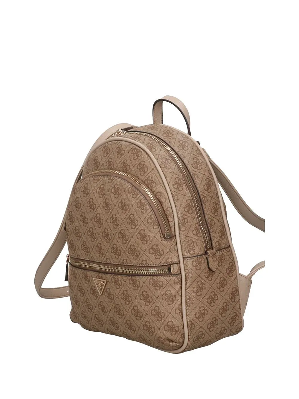 Guess Logo-Patterned Zipped Backpack
