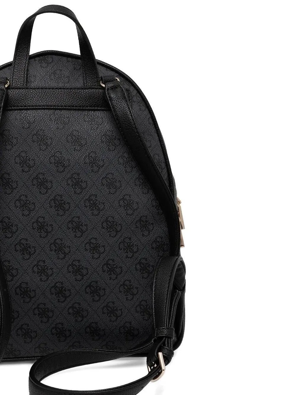 Logo-Patterned Zipped Backpack