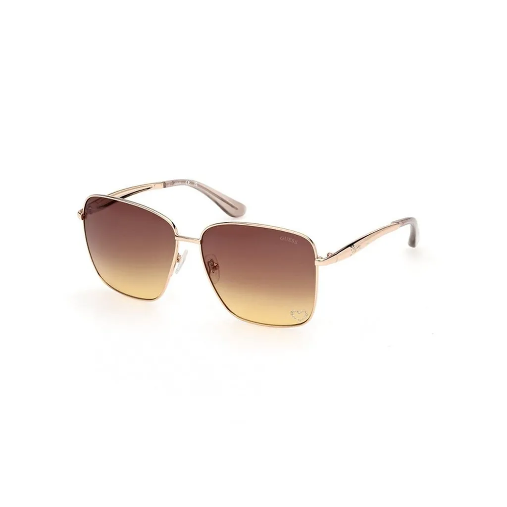 Guess Rimless Square Sunglasses