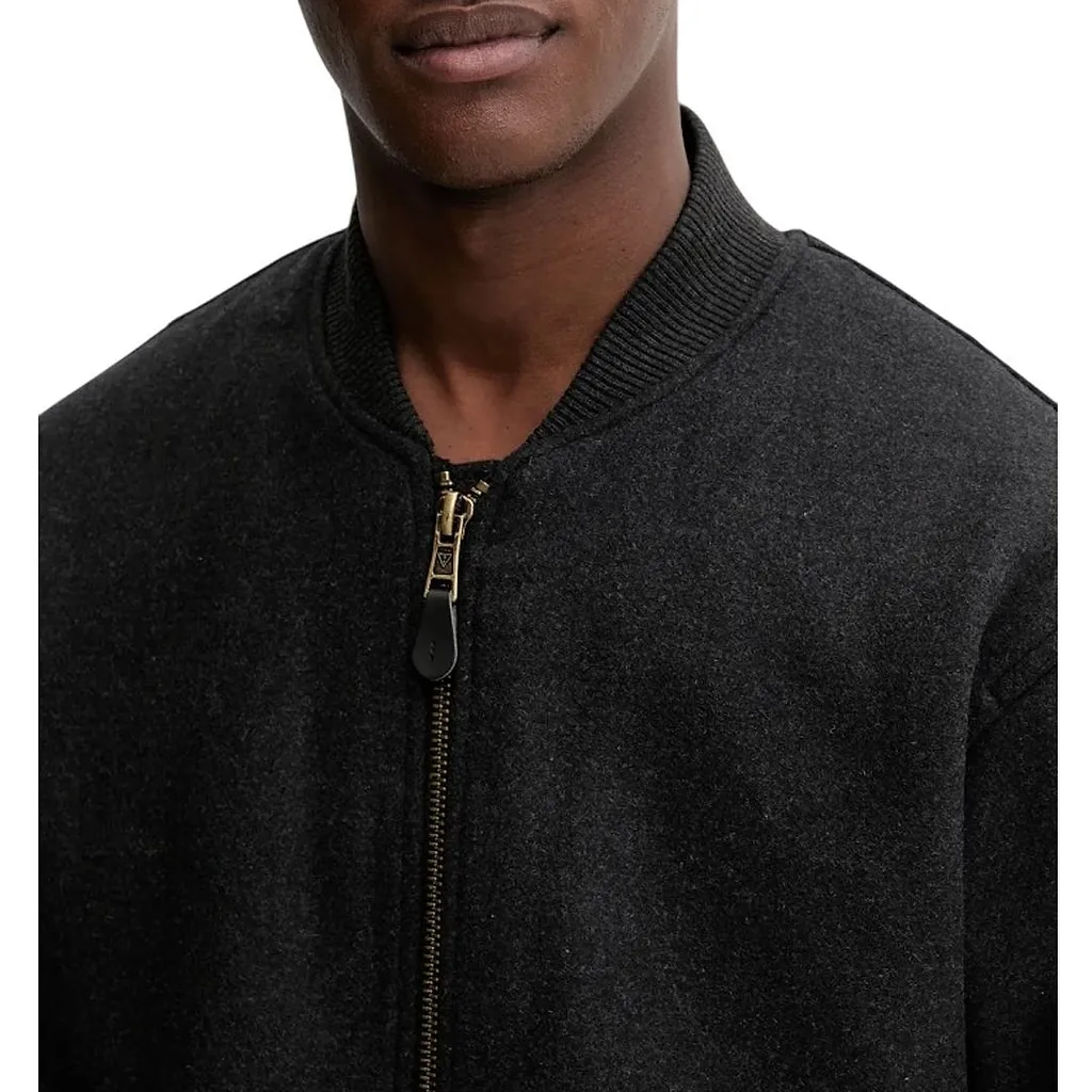 Zipped Bomber Jacket