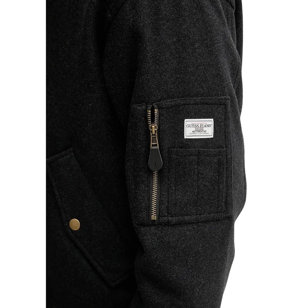 Zipped Bomber Jacket