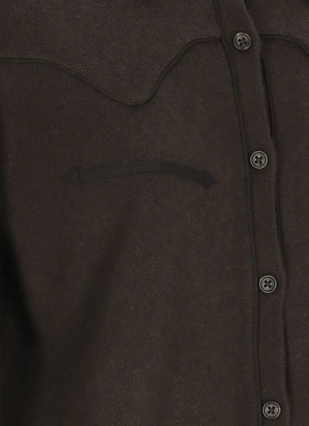 Guest In Residence Western Collar Cardigan