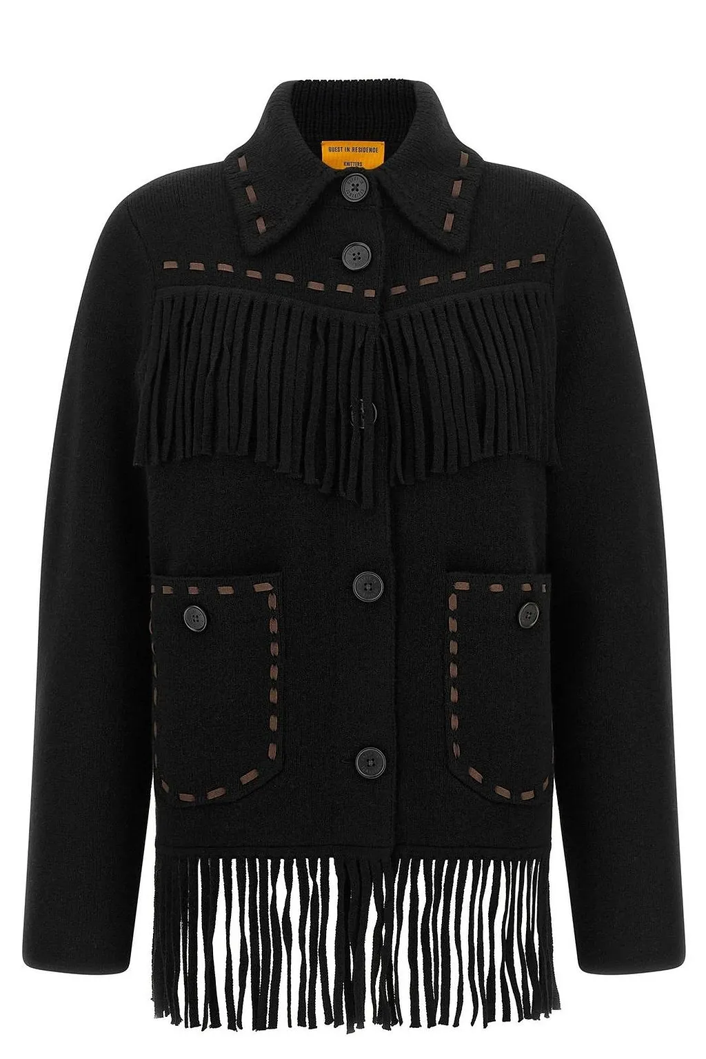 Western Fringe Knitted Jacket