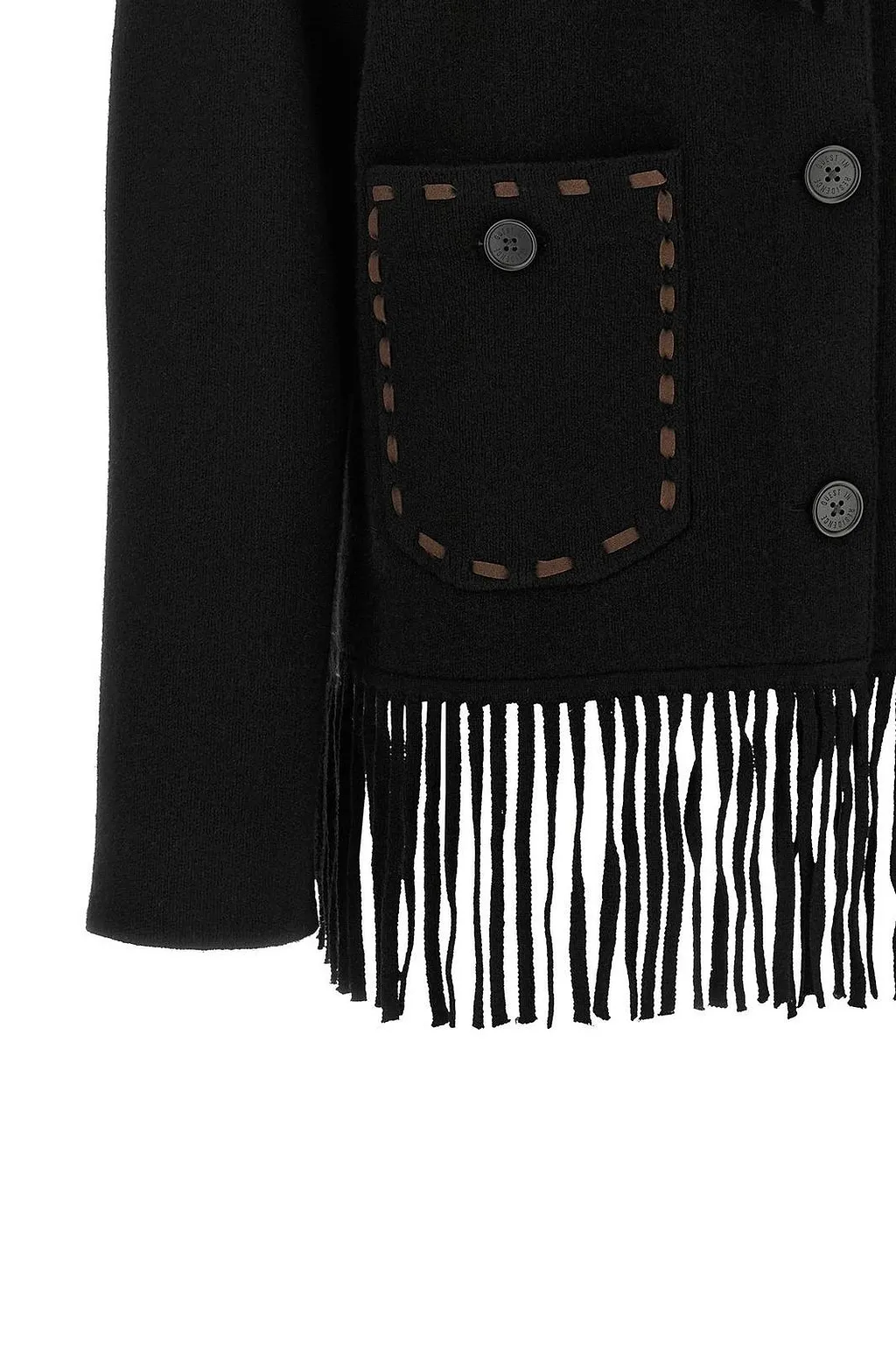 Western Fringe Knitted Jacket