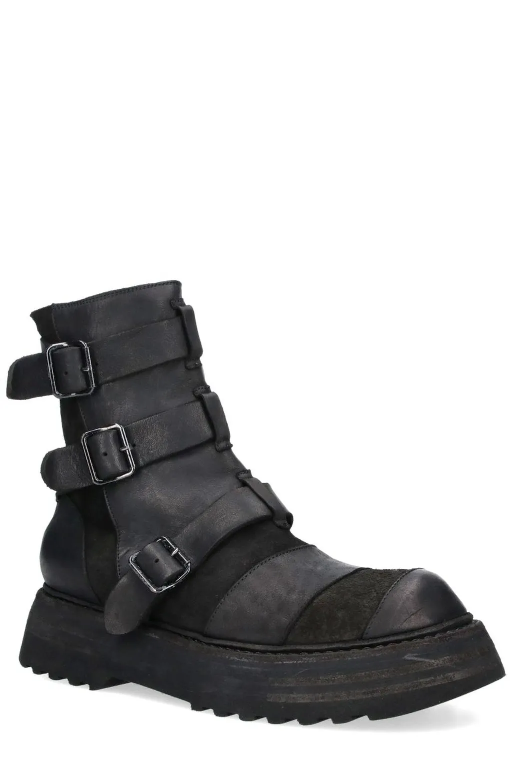 Guidi Buckled Strap Boots