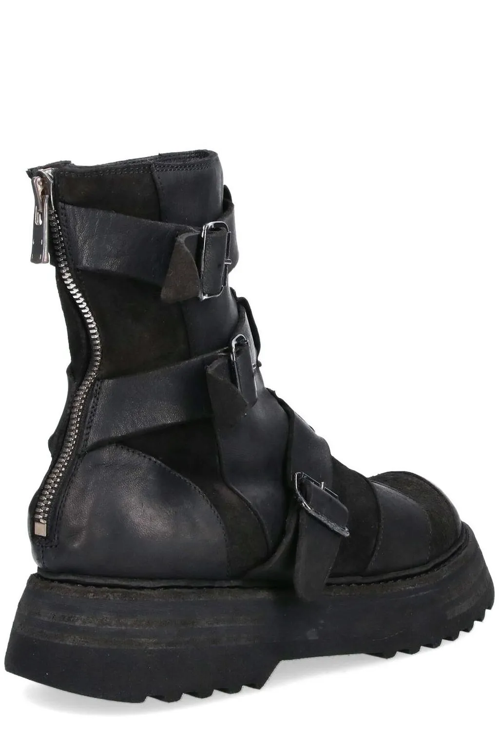 Guidi Buckled Strap Boots