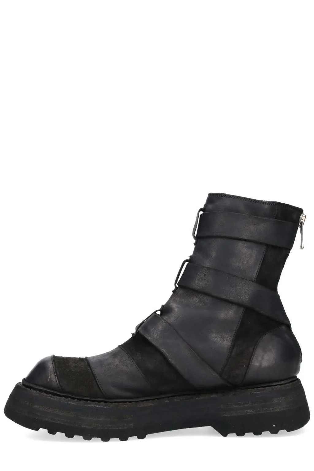 Guidi Buckled Strap Boots