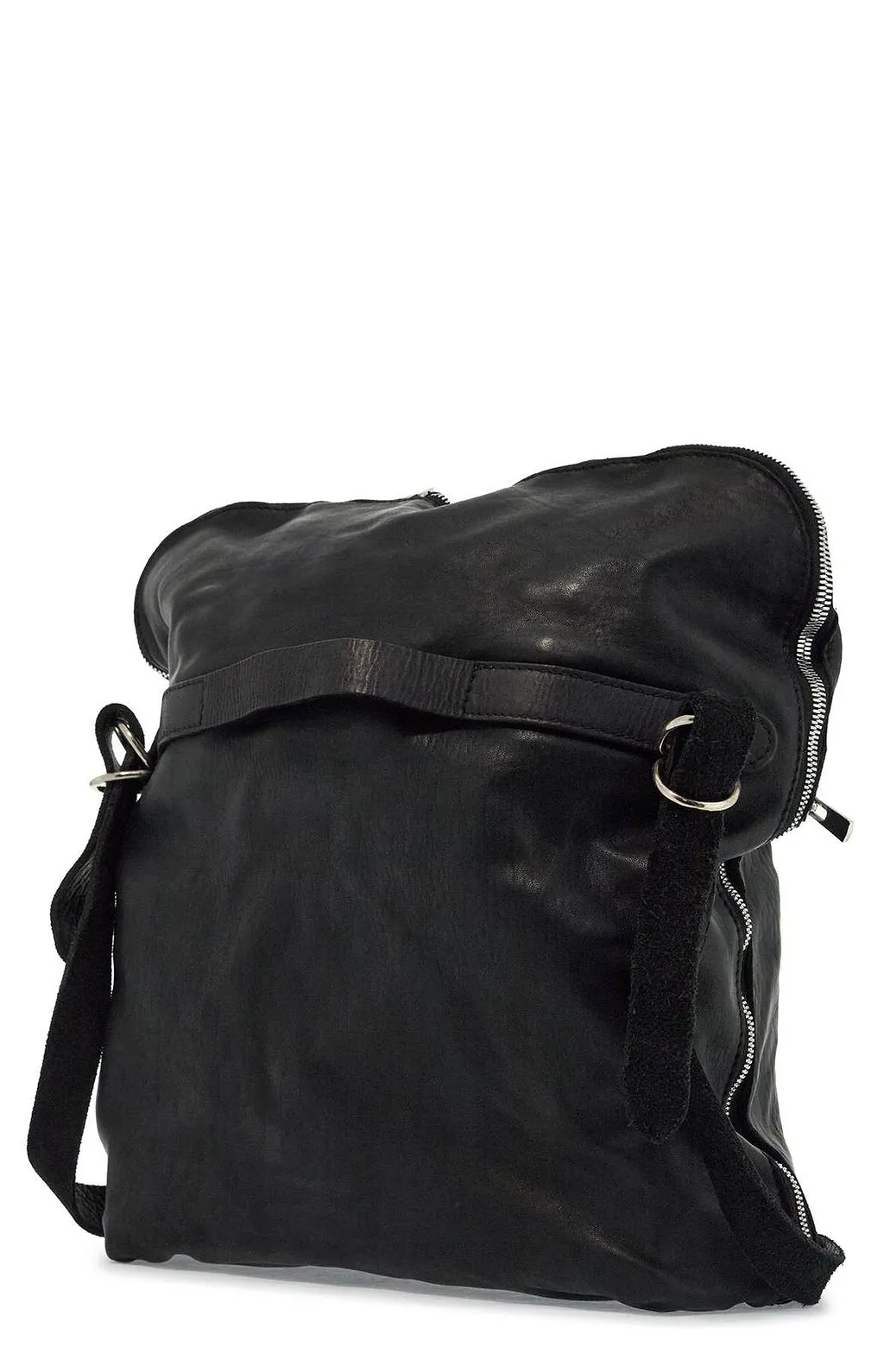Guidi Zip-Up Crossbody Bag