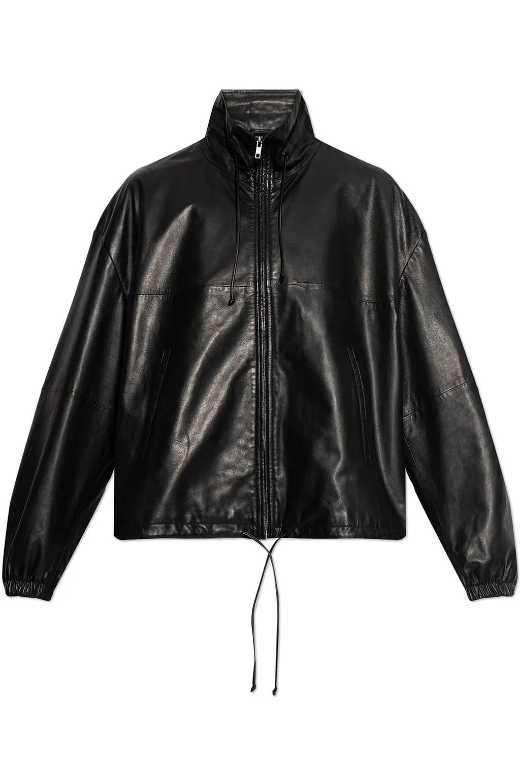 Jordan Leather Zip Jacket