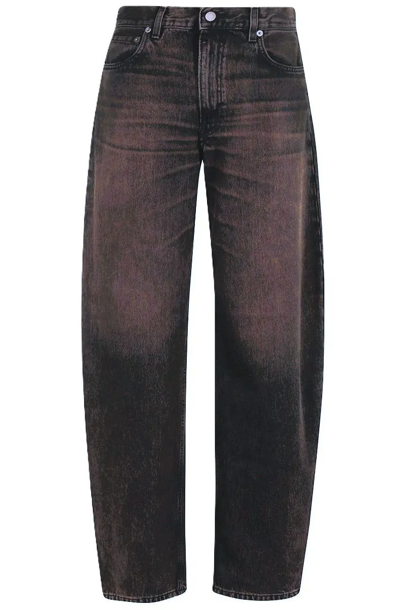 Logo Patch Wide-Leg Jeans