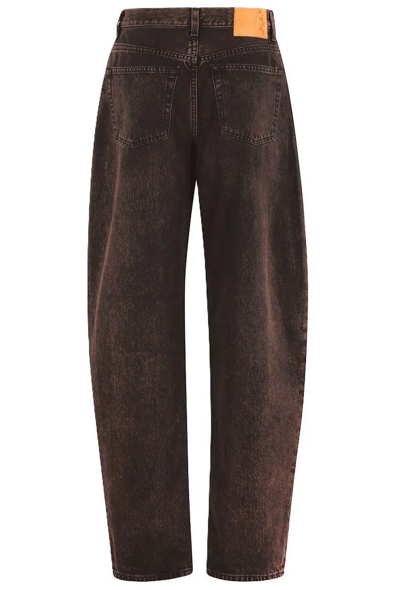Logo Patch Wide-Leg Jeans